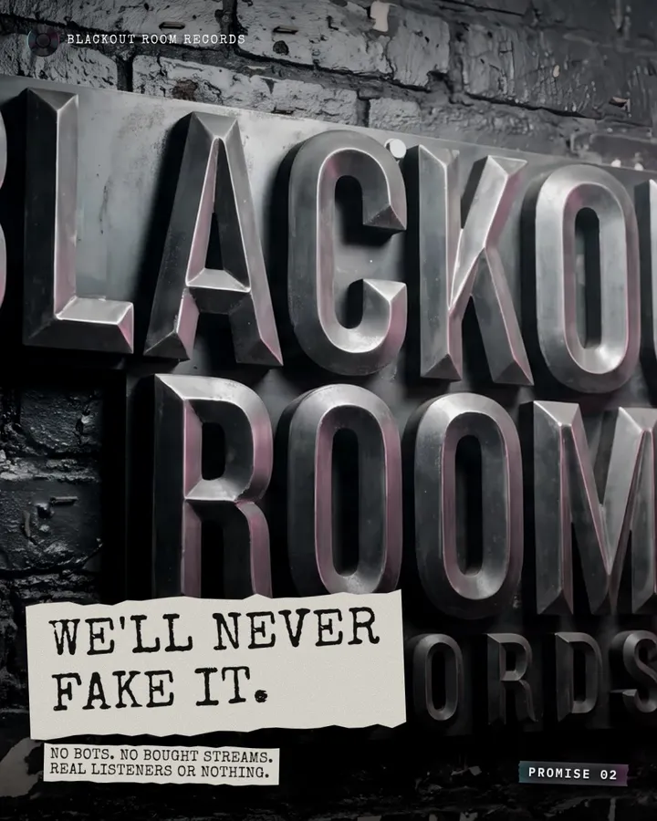 We'll never fake it. No bots. No bought streams. Real listeners or nothing.